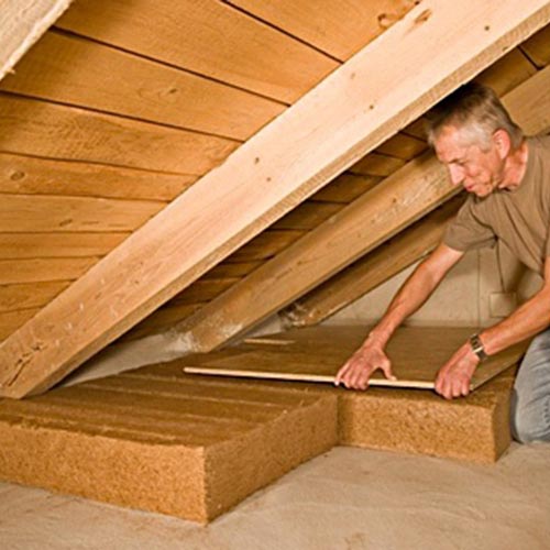 Fiber Wood Insulation FiberTherm Roof dry for extrados of floors