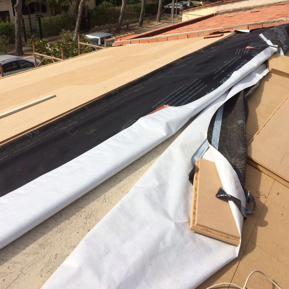 Fiber Wood Insulation FiberTherm Special dry for roof renovation